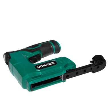VONROC Batteridriven häftpistol 4V| Inkl. 900 häftklamrar och 300 nålar