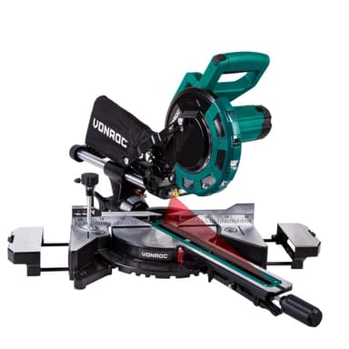 VONROC Kap- och Geringssåg 2000W – 216mm | Med laser och LED belysning