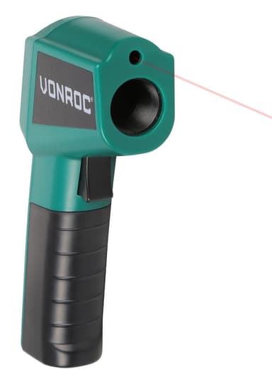 VONROC Digital infraröd termometer| Utrustad med laser