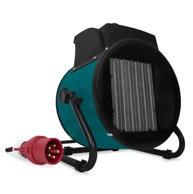 VONROC Elektrisk värmefläkt – 3300W/5000W – keramisk | Trefasström 400V