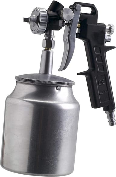 FERM Färgpistol med kopp – Pneumatisk – 750cc