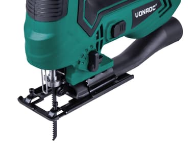 VONROC Sticksåg 550W | Ergonomisk gummerat handtag – Utsugsadapter och fyra pendelfunktioner