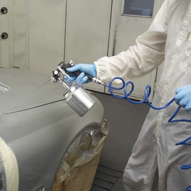 FERM Färgpistol med kopp – Pneumatisk – 750cc