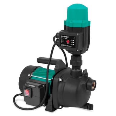 VONROC Hydroforpump / Automatisk pump – 800W – 3300l/h | Med tryckvakt