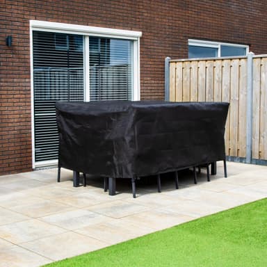 VONROC Skyddsöverdrag för trädgårdsmöbler storlek L – 245x150x95 cm | För bord och 6-8 stolar