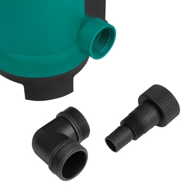 VONROC Dränkbar pump 750W – 14000 l/h – integrerad flottör | Smutsigt och rent vatten