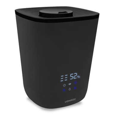 VONROC Luftfuktare 4,5 liter – Ultrasonic – UV- sterilisering | Inkl. fjärrkontroll