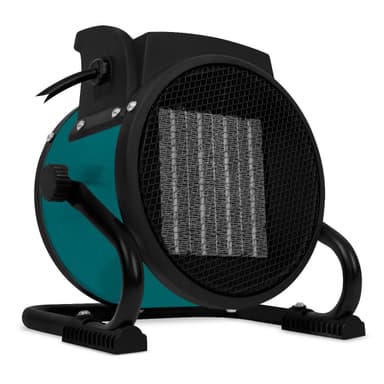 VONROC Elektrisk värmefläkt 1000W/2000W – Keramisk – Grön