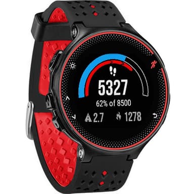 Klockarmband för Garmin Forerunner Svart+röd