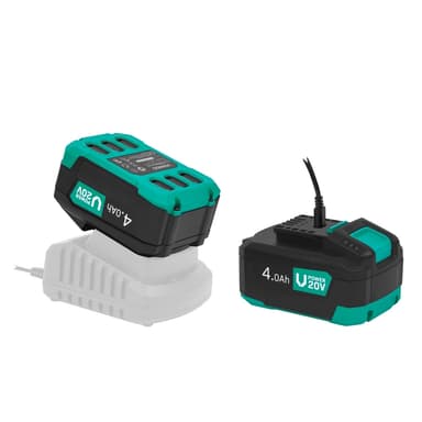VONROC Batteri 20V – 4.0Ah | Dubbelriktad USB-C-port