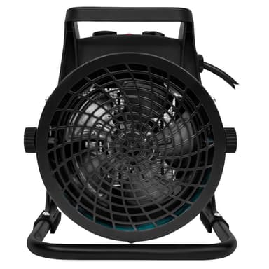 VONROC Elektrisk värmefläkt 1000W/2000W – Keramisk – Grön