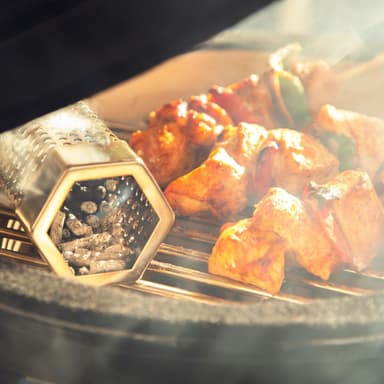 VONROC BBQ rökrör – rostfritt stål | Inkl. Rengöringsborste