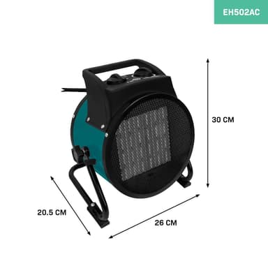 VONROC Värmefläkt/ Strålningsvärmare med ventilationsläge - 3000W | 3 inställningar
