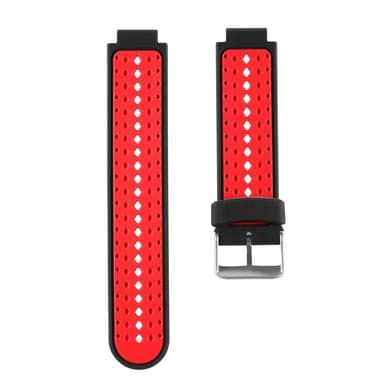 Klockarmband för Garmin Forerunner Svart+röd