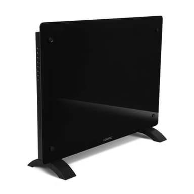 VONROC Lyxigt konvektorelement med glaspanel – 1500W – Svart | Wifi