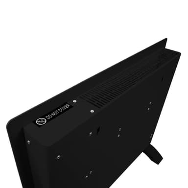 VONROC Lyxigt konvektorelement med glaspanel – 1500W – Svart | Wifi