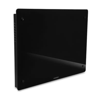 VONROC Lyxigt konvektorelement med glaspanel – 1500W – Svart | Wifi