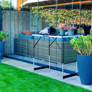 VONROC Multifunktionellt bord - 100 x 60 cm | 2-delar set