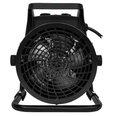 VONROC Elektrisk värmefläkt 1000W/2000W – Keramisk – Grå