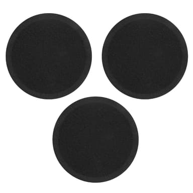 VONROC Poleringssvamp – 125mm – 3st – svart