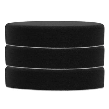 VONROC Poleringssvamp – 125mm – 3st – svart