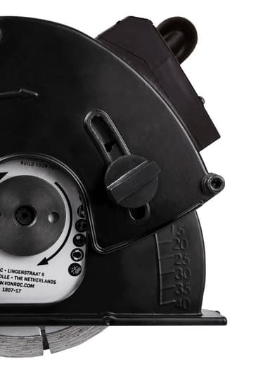VONROC Betongspårfräs 1700W – 150mm med laser | Inkl. 6 diamantskivor