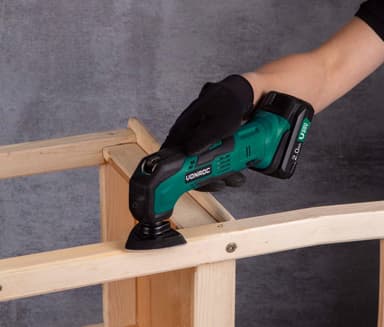 VONROC Verktygssats VPower 20V – 2.0Ah | Inkl. 7 maskiner, 4 batterier och 2 snabbladdare
