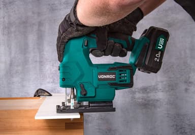 VONROC Verktygssats VPower 20V – 2.0Ah | Inkl. 7 maskiner, 4 batterier och 2 snabbladdare