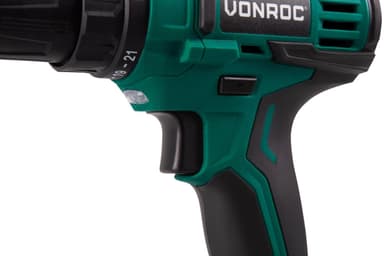 VONROC Borrskruvdragare 20V – 2.0 Ah| Inkl. batteri och laddare