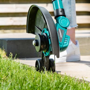 VONROC Grästrimmer 20V  - 2.0Ah| Inkl. batteri och snabbladdare
