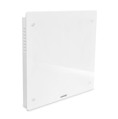 VONROC Lyxigt konvektorelement med glaspanel – 1000W – Vit | Wifi