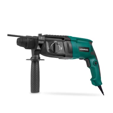 VONROC Borrhammare 800W – 3 Joule – SDS plus | Inkl. Borrchuck med nyckel
