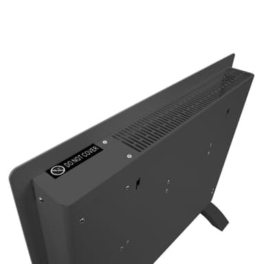 VONROC Lyxigt konvektorelement med glaspanel – 1500W – Grå  | Wifi