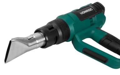 VONROC PRO Varmluftspistol 2000W | Med LCD skärm och 60 värmeinställningar (50°C - 650°C)