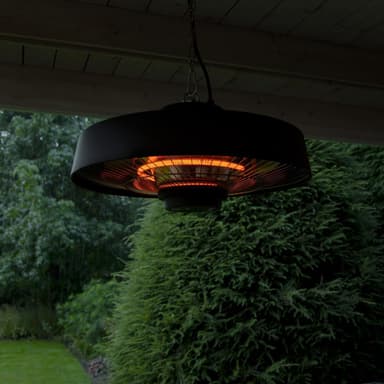 VONROC Värmare Vulcano 2000W – hängande | Med fjärrkontroll och timer