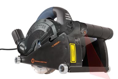 Rainureuse 1600W 150mm, Laser - Incl. 2 Lames Diamant et Adaptateur D'aspirateur