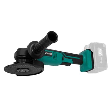 VONROC Batteridriven vinkelslip - Ø125mm | Exkl. Batteri och snabbladdare