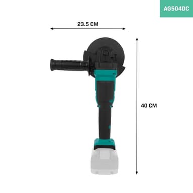 VONROC Batteridriven vinkelslip - Ø125mm | Exkl. Batteri och snabbladdare