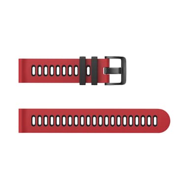 Silikon klockarmband till Garmin Forerunner 245 Huawei/Huami Svart+röd