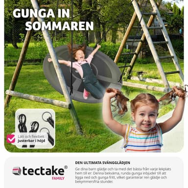 tectake Gunga Swayer, höjdjusterbar, 300 kg - Ø 100 cm