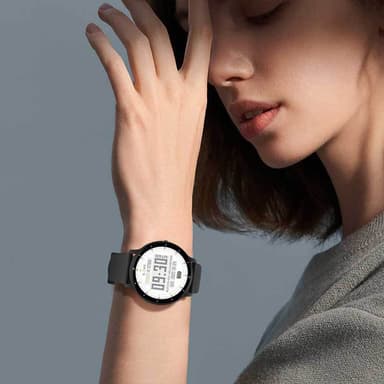 Vattentålig smartwatch med 1,39-tums Touch Screen Svart