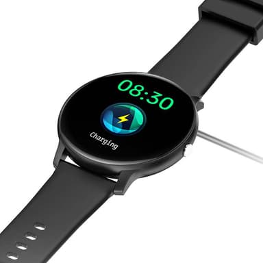 Vattentålig smartwatch med 1,39-tums Touch Screen Svart