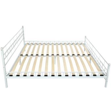 Sängram med ribbotten i modern design
