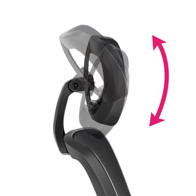 Kontorsstol Phoibe, ergonomisk med justerbart nackstöd