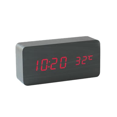 Digital LED-väckarklocka Röd