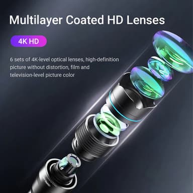 60X HD teleobjektiv med kamerastativ för utomhusbruk Svart