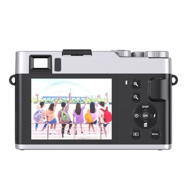 Digitalkamera 4K/48MP/16X Zoom/Autofokus/Sökare/Anti-Shake Svart