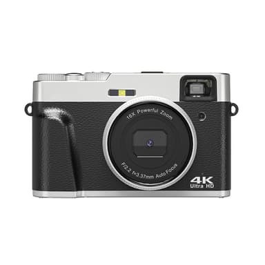 Digitalkamera 4K/48MP/16X Zoom/Autofokus/Sökare/Anti-Shake Svart