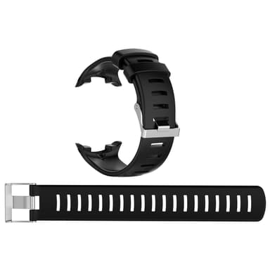 Klockarmband för Suunto D4/D4i Novo med 2 olika längder Svart
