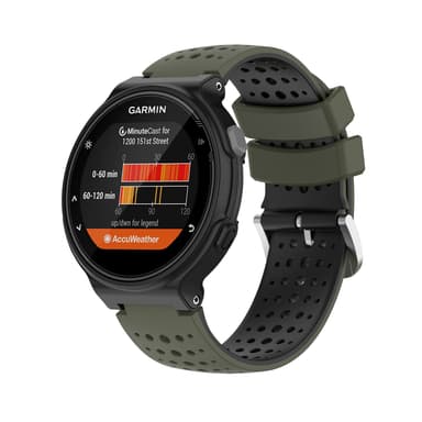 Klockarmband silikon Garmin Forerunner 220, 230, 235, 630, 620, 735XT,
